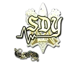 Sticker | sdy (Gold) | Paris 2023 image