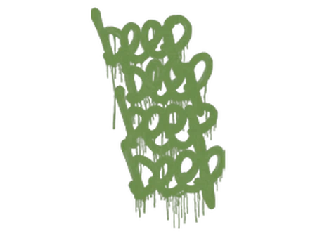 Sealed Graffiti | BEEP (Battle Green) image