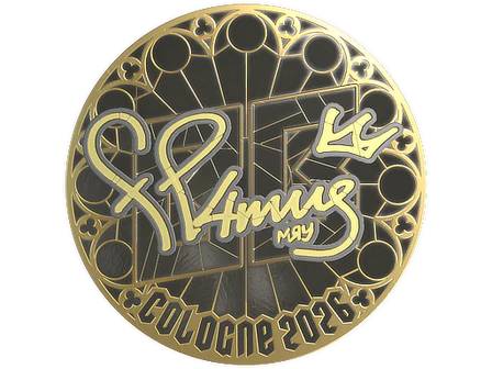 Sticker | FL4MUS (Gold) | Cologne 2026 image