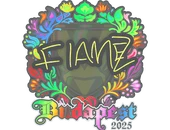 Sticker | FlameZ (Holo) | Budapest 2025 image