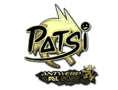 Sticker | Patsi (Gold) | Antwerp 2022 image