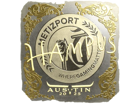 Sticker | hampus (Gold) | Austin 2025 image