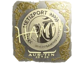 Sticker | hampus (Gold) | Austin 2025 image