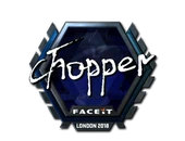 Sticker | chopper (Foil) | London 2018 image