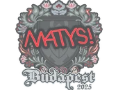 Sticker | MATYS | Budapest 2025 image