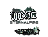 Sticker | woxic (Glitter) | Antwerp 2022 image
