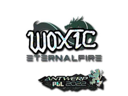 Sticker | woxic (Glitter) | Antwerp 2022 image