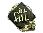 Sticker | FL1T (Gold) | Rio 2022 image