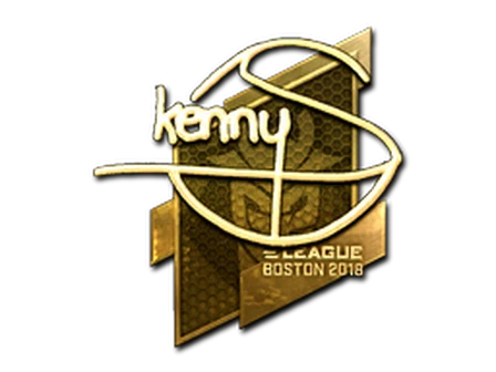 Sticker | kennyS (Gold) | Boston 2018 image