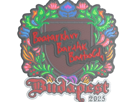 Sticker | Bart4k (Embroidered) | Budapest 2025 image