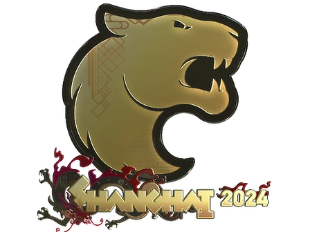 Sticker | FURIA (Gold) | Shanghai 2024 image