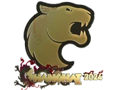 Sticker | FURIA (Gold) | Shanghai 2024 image