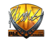 Sticker | flusha (Foil) | Krakow 2017 image