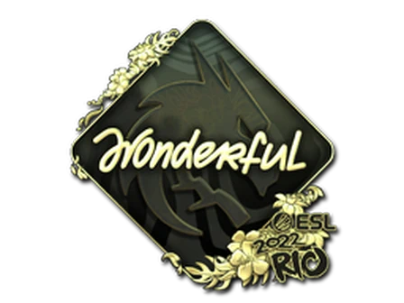 Sticker | w0nderful (Gold) | Rio 2022 image