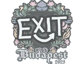 Sticker | exit | Budapest 2025 image