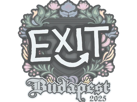 Sticker | exit | Budapest 2025 image