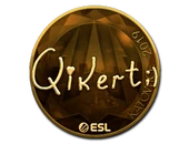 Sticker | qikert (Gold) | Katowice 2019 image