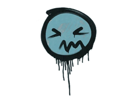 Sealed Graffiti | Grimace (Wire Blue) image