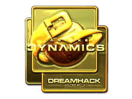 Sticker | Planetkey Dynamics (Gold) | DreamHack 2014 image