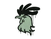 Sealed Graffiti | Cocky (Cash Green) image