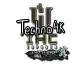 Sticker | Techno4K (Glitter) | Antwerp 2022 image