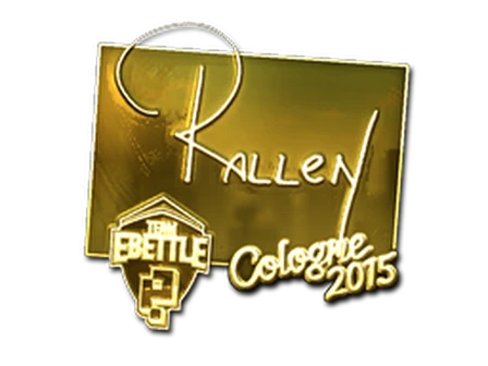 Sticker | rallen (Gold) | Cologne 2015 image