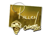 Sticker | rallen (Gold) | Cologne 2015 image