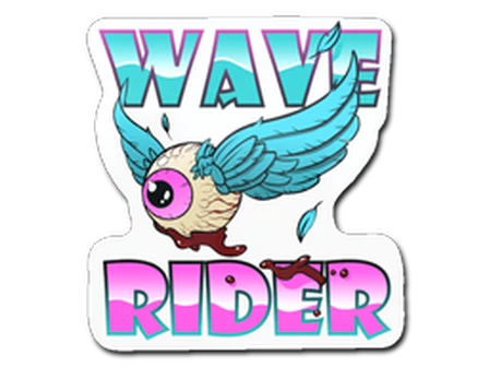 Sticker | Miami Wave Rider image
