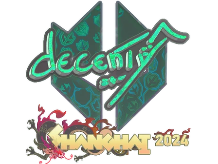 Sticker | decenty (Holo) | Shanghai 2024 image
