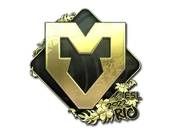 Sticker | MOUZ (Gold) | Rio 2022 image