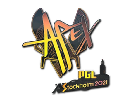 Sticker | apEX (Holo) | Stockholm 2021 image