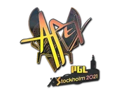 Sticker | apEX (Holo) | Stockholm 2021 image
