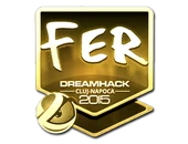 Sticker | fer (Gold) | Cluj-Napoca 2015 image