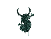 Sealed Graffiti | Bling (Frog Green) image