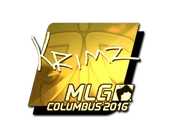 Sticker | KRIMZ (Gold) | MLG Columbus 2016 image