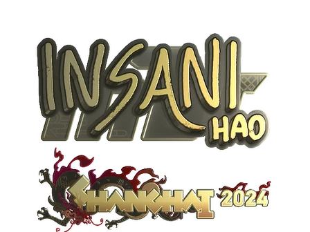 Sticker | insani (Gold) | Shanghai 2024 image