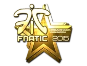 Sticker | Fnatic (Gold) | Cluj-Napoca 2015 image