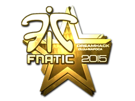 Sticker | Fnatic (Gold) | Cluj-Napoca 2015 image
