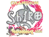 Sticker | sh1ro (Glitter, Champion) | Shanghai 2024 image