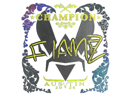Sticker | FlameZ (Holo, Champion) | Austin 2025 image