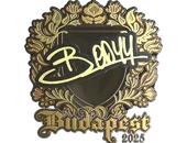 Sticker | bodyy (Gold) | Budapest 2025 image