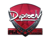 Sticker | dupreeh (Foil) | Krakow 2017 image