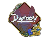 Sticker | dupreeh (Glitter) | Rio 2022 image