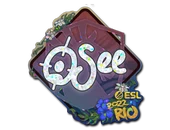 Sticker | oSee (Glitter) | Rio 2022 image
