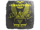 Sticker | FlameZ (Foil, Champion) | Austin 2025 image