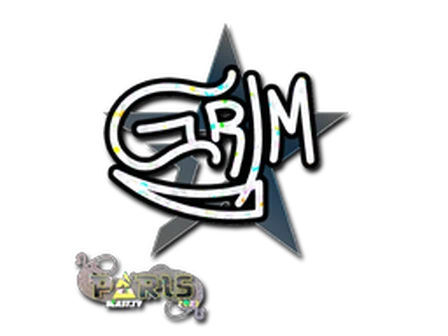 Sticker | Grim (Glitter) | Paris 2023 image