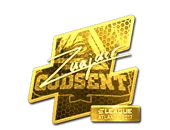 Sticker | znajder (Gold) | Atlanta 2017 image