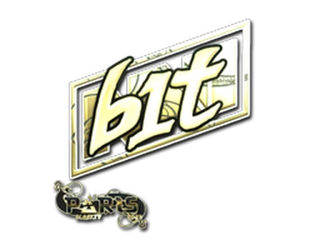Sticker | b1t (Gold) | Paris 2023 image