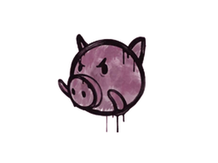 Sealed Graffiti | Piggles (Princess Pink) image