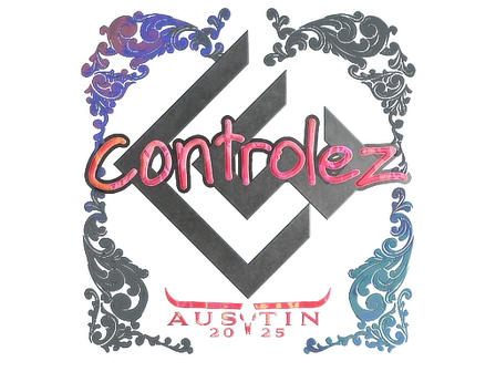 Sticker | controlez (Holo) | Austin 2025 image